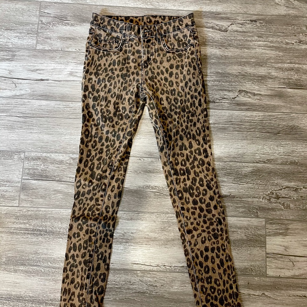 Carmar leopard print jeans
